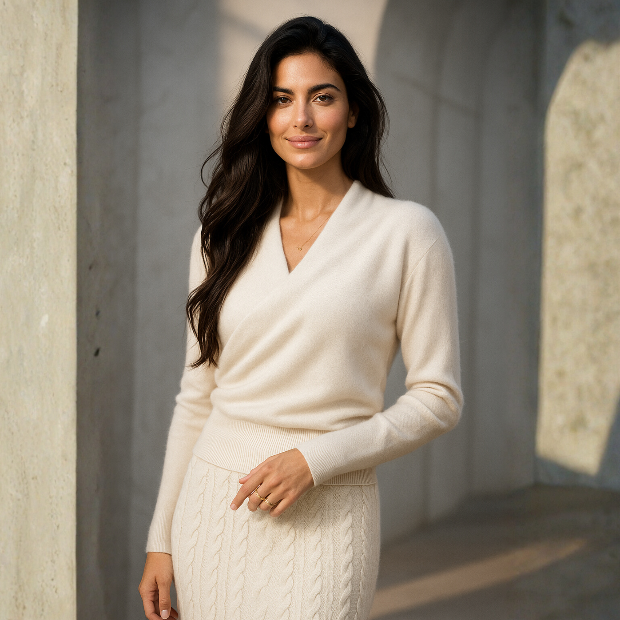 Elara - Women’s Crossover Sweater