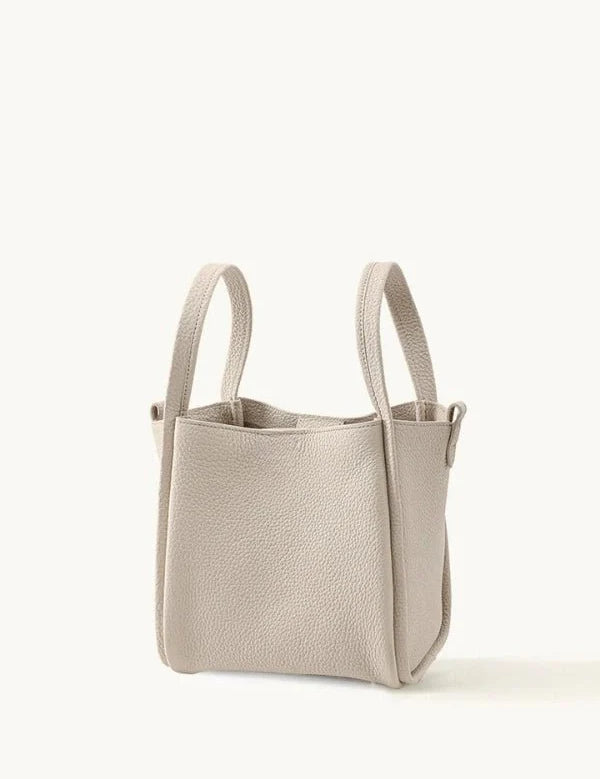Minnie | Medium Leather Bucket Bag
