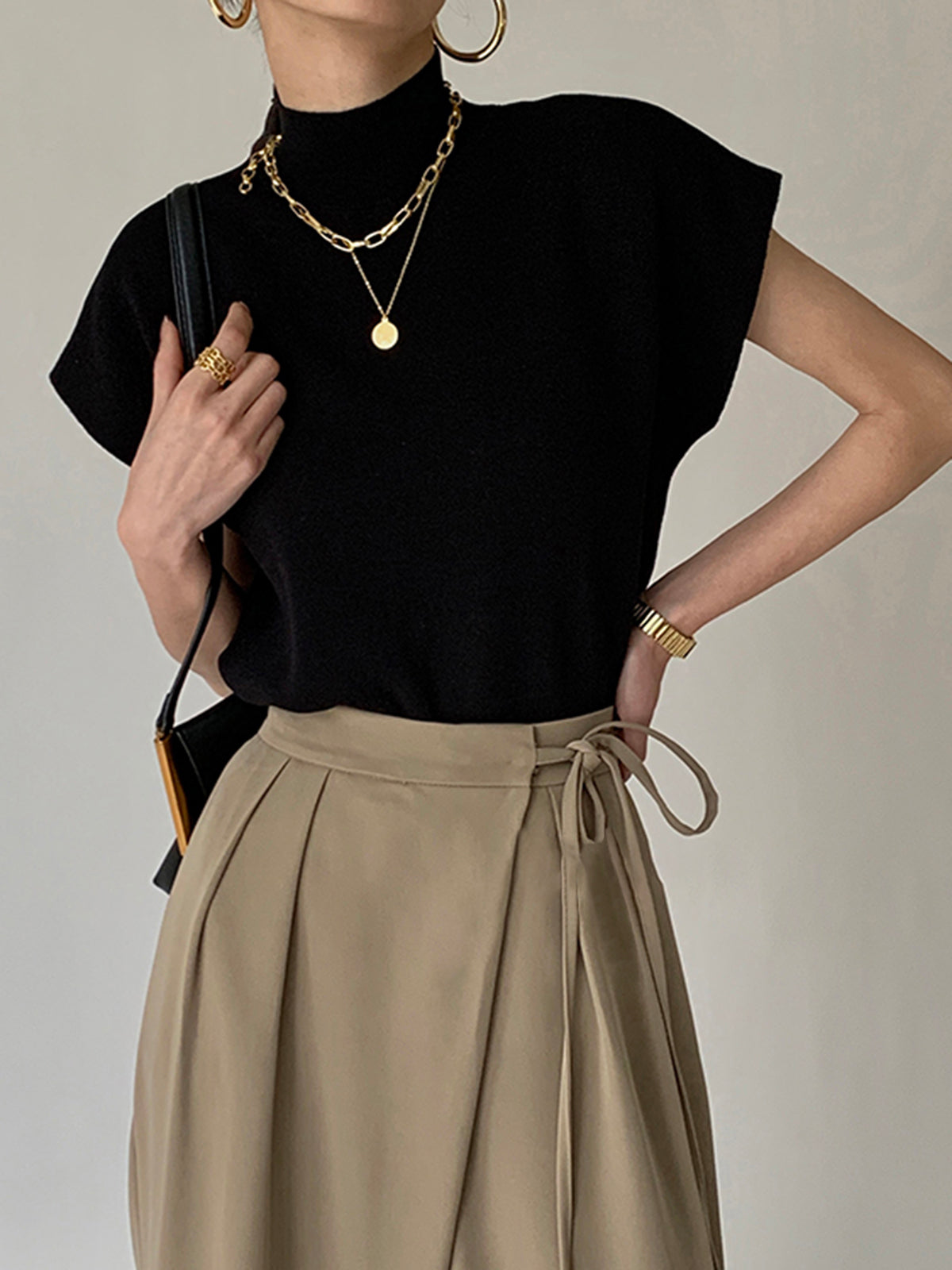 Orlena | Women’s Solid Knit Sweater Vest