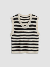 Stripe Crochet | Women’s Striped Sweater top