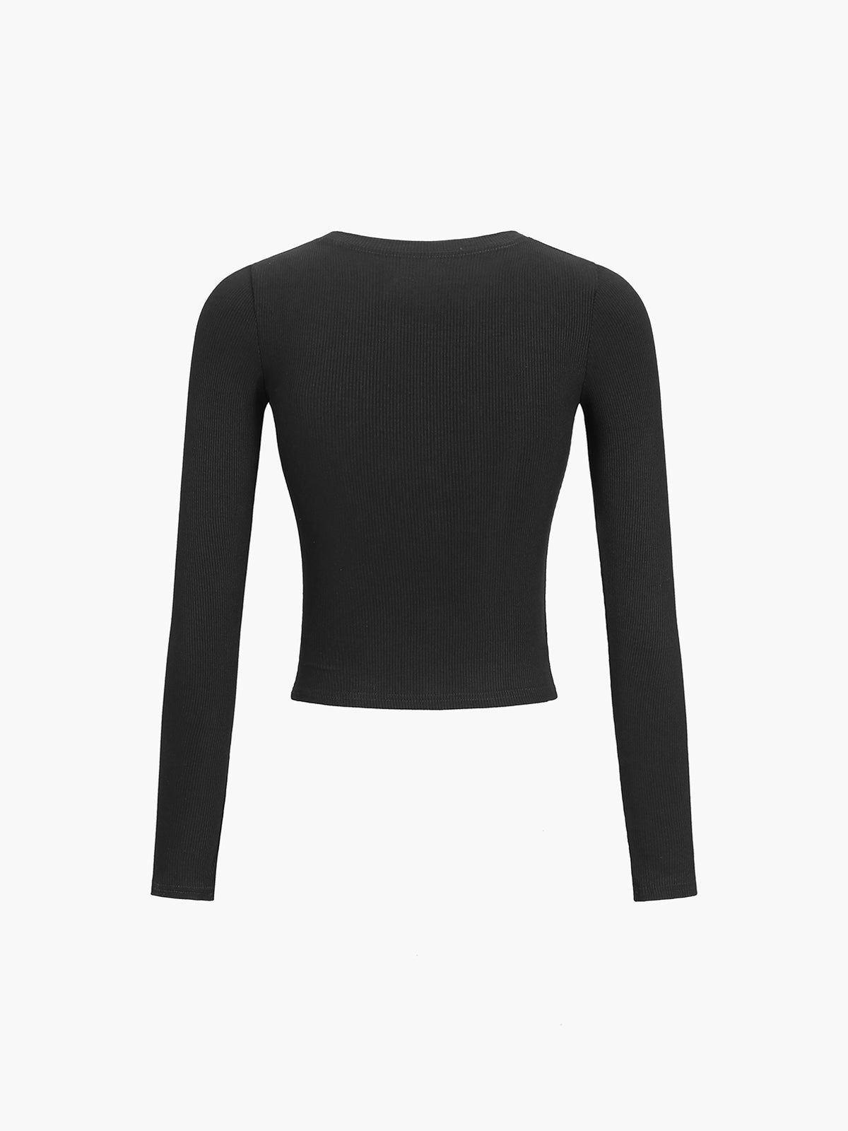 Nymera | Women’s Ribbed Button Down Crop Top