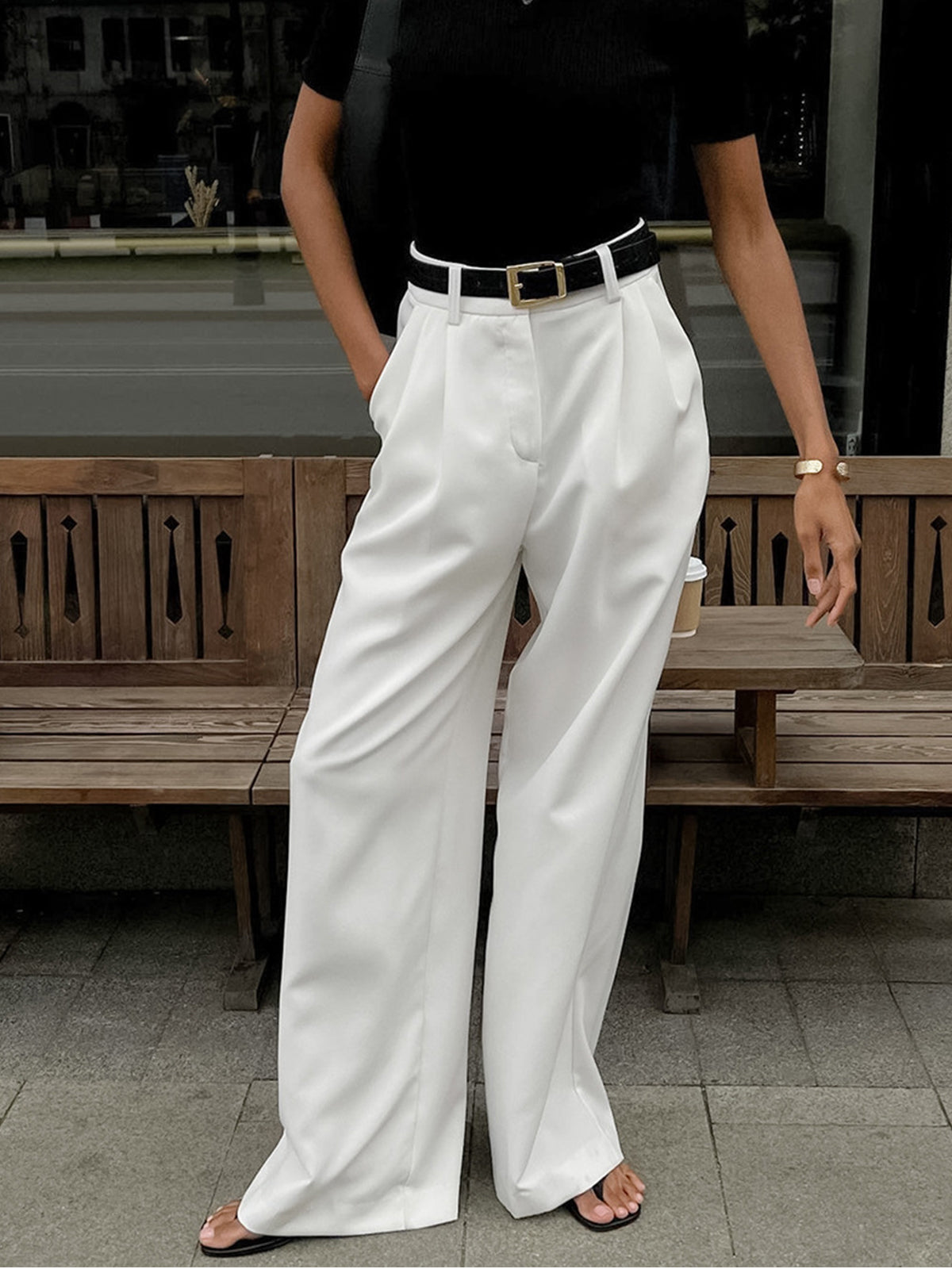 Xavira | Women’s High Waist Wide Leg Pants