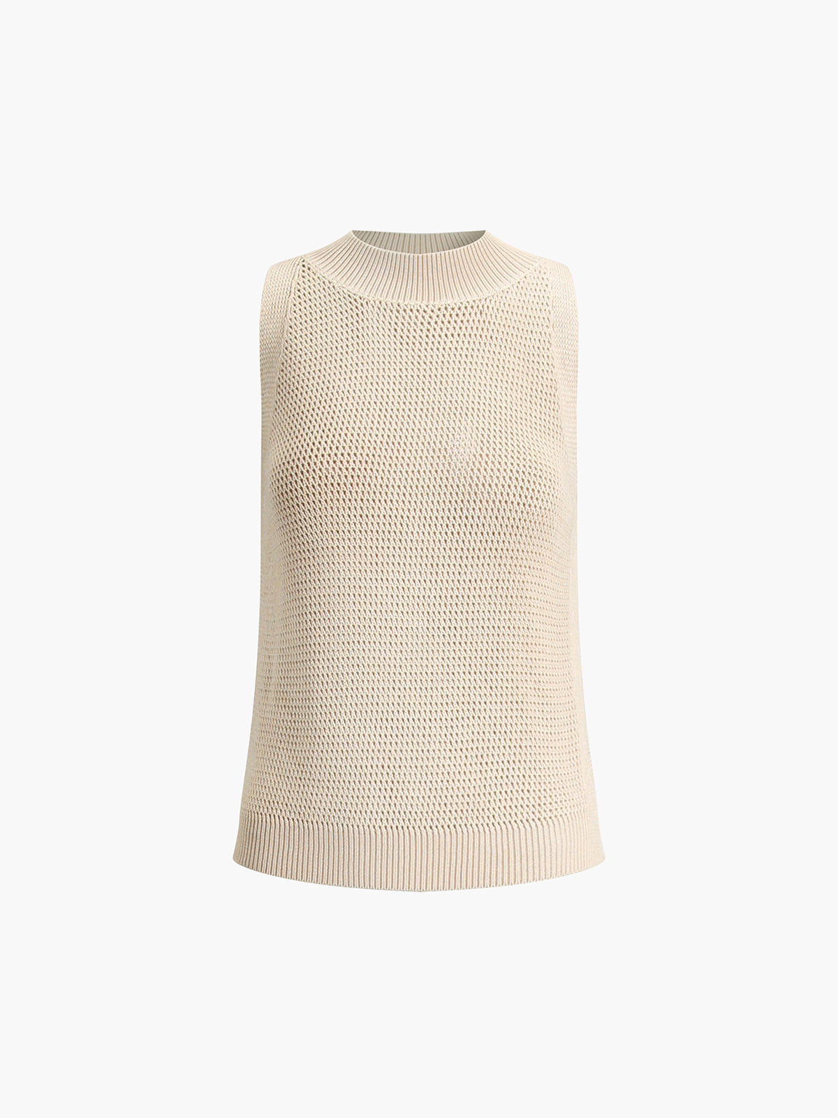 Caldria | Women’s Sleeveless Knit Crew Neck Top