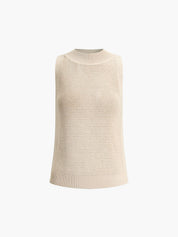 Caldria | Women’s Sleeveless Knit Crew Neck Top