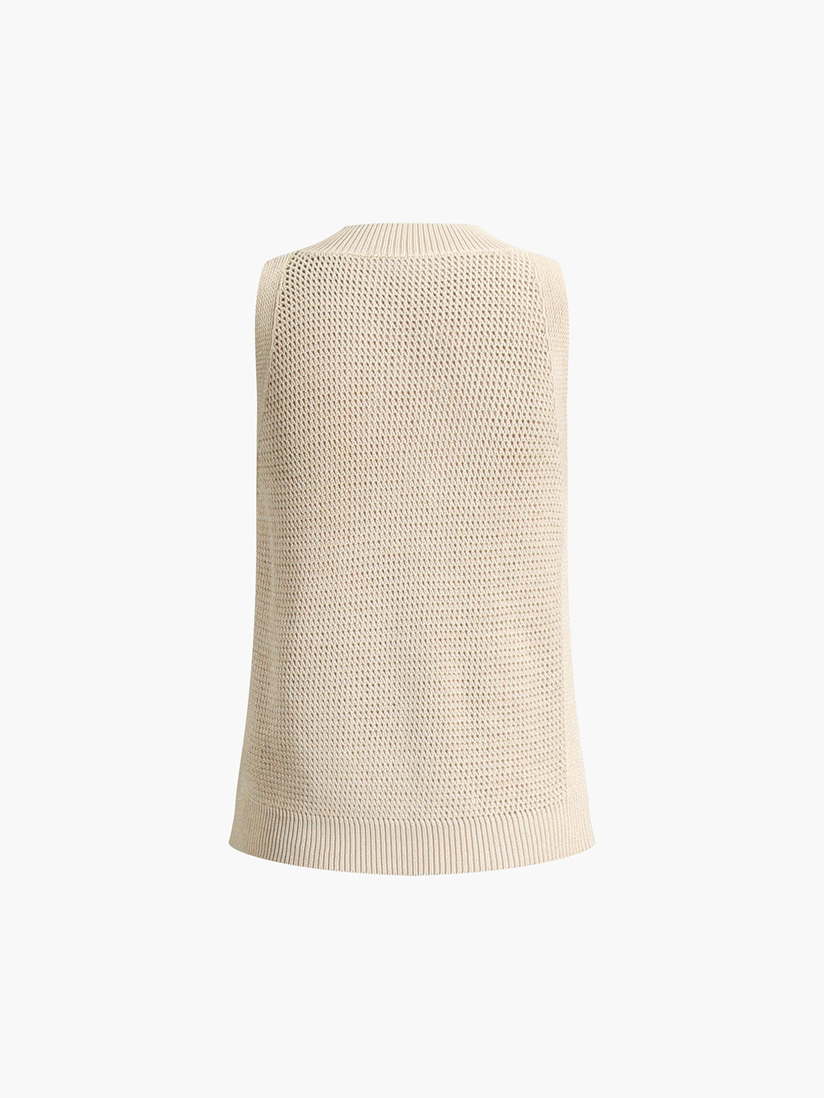 Caldria | Women’s Sleeveless Knit Crew Neck Top
