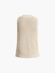 Caldria | Women’s Sleeveless Knit Crew Neck Top