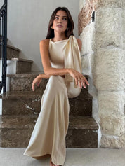 Aurelia | Women’s Slim Fit Knotted Maxi Dress