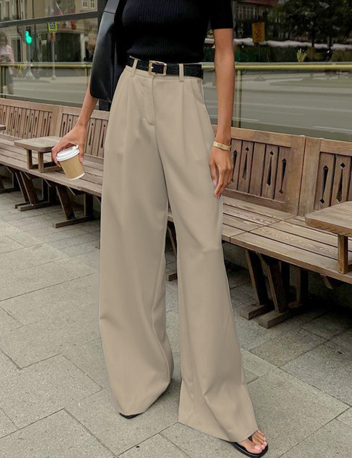 Xavira | Women’s High Waist Wide Leg Pants
