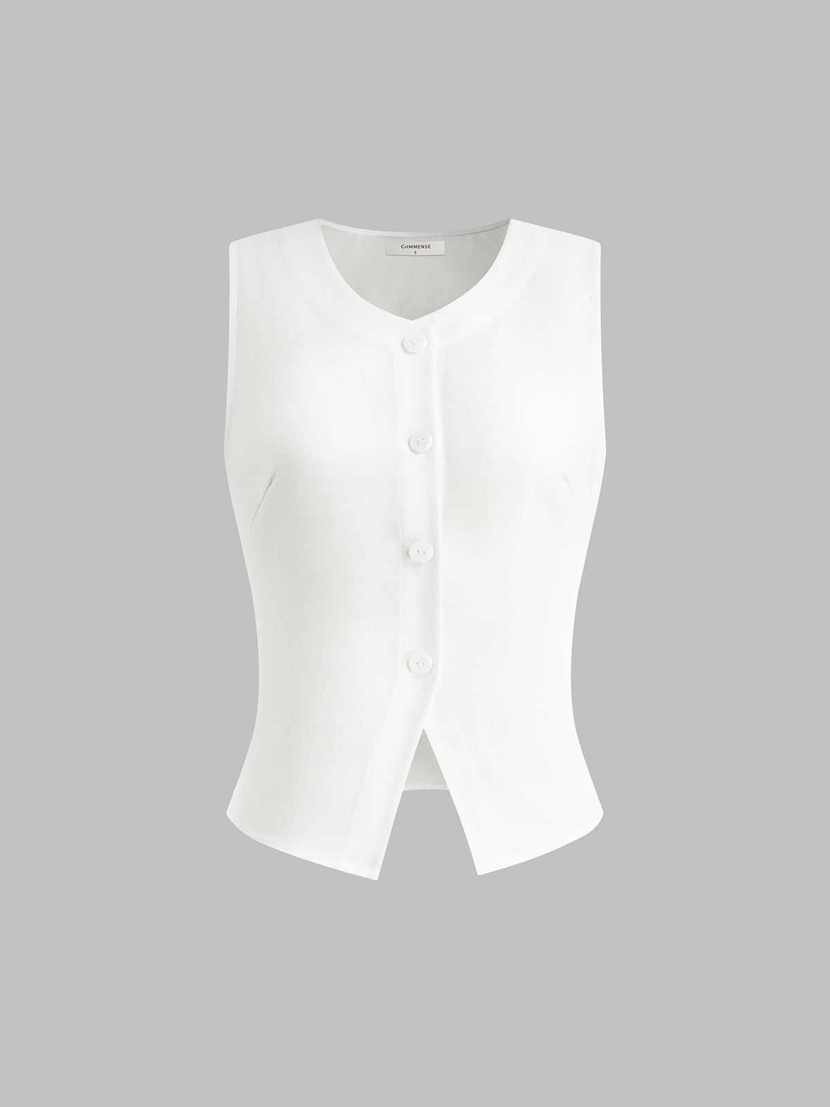 Kaelis | Women’s Linen Blend Button Up Tank Top