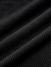 Zalithra | Women’s Ribbed Piping Long Sleeve Top