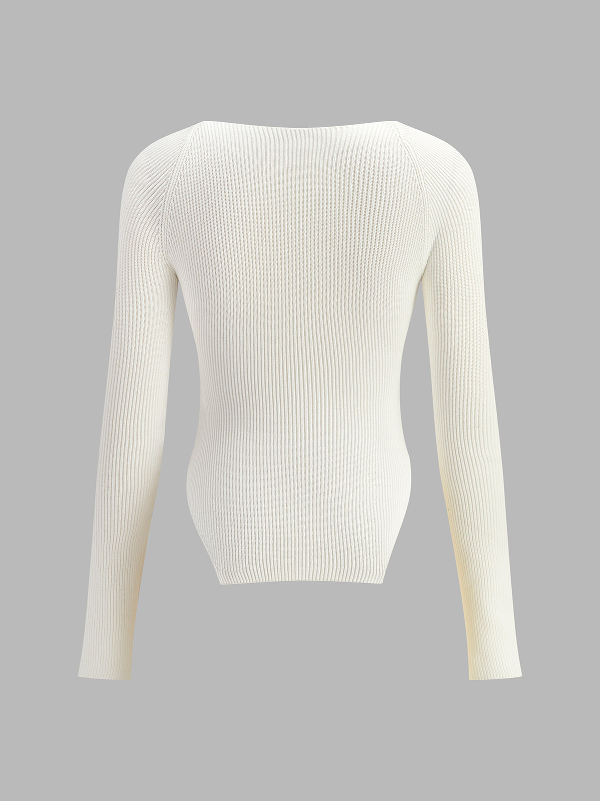 Elowen | Women’s Sweetheart Knit Long Sleeve Top
