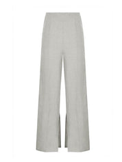 Zavira | Women’s Split Hem Sleeveless Two-Piece Pants Set