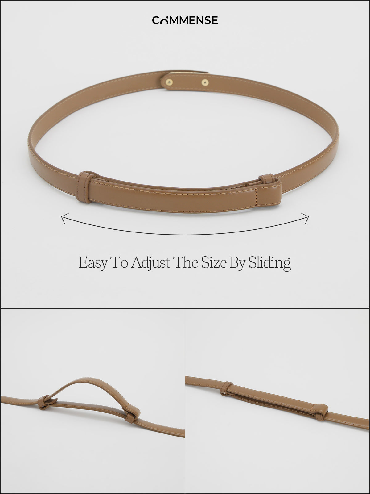 Valora | Alloy Buckle PU Belt