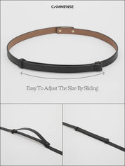 Lioren | Slim PU Leather Belt