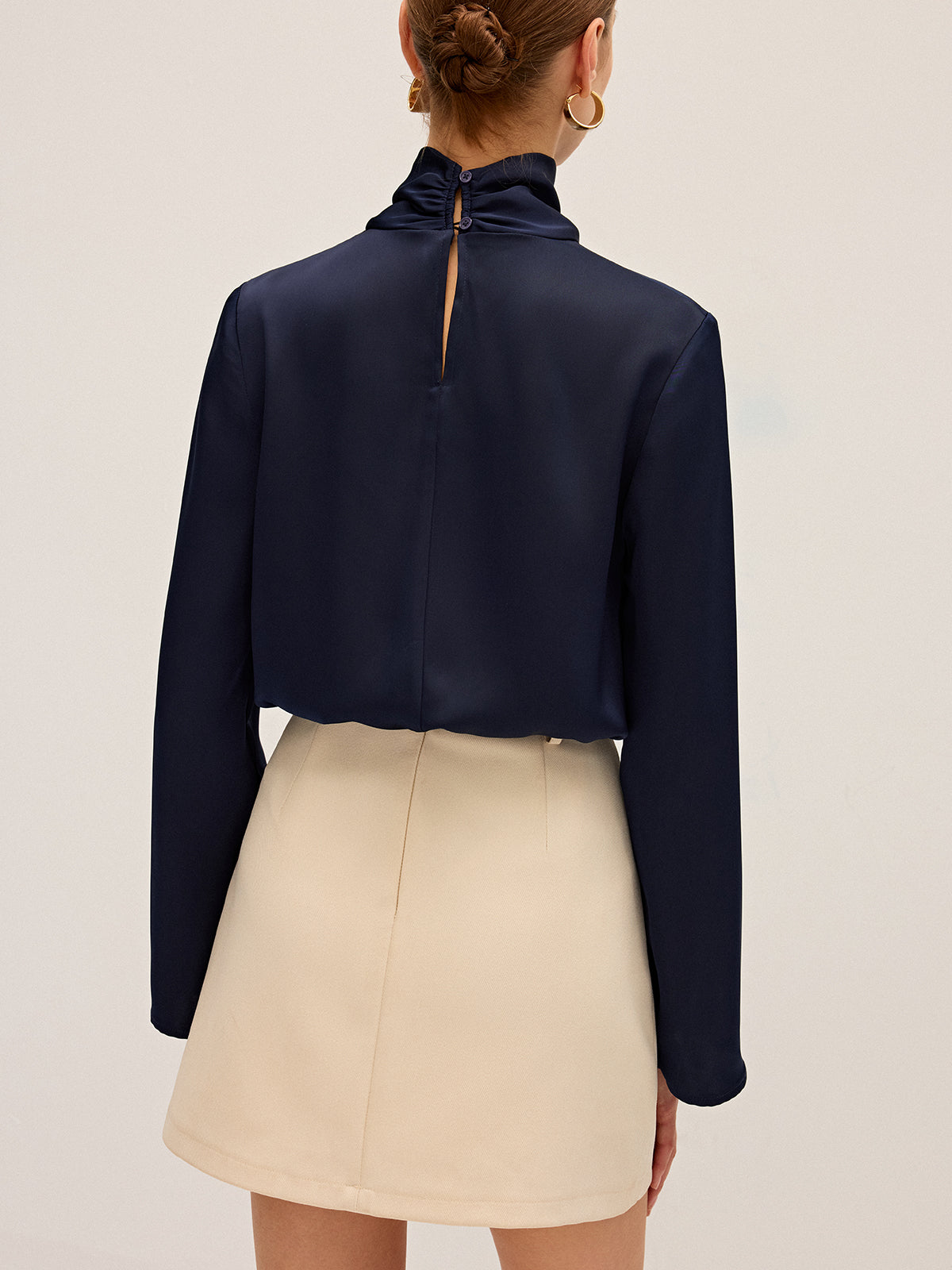 Serelle | Asymmetrical Satin Blouse