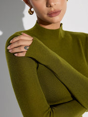 Alvera | Slim Fit Stretch Knit Top