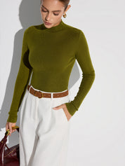 Alvera | Slim Fit Stretch Knit Top