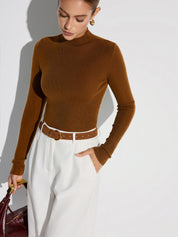 Alvera | Slim Fit Stretch Knit Top