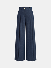 Valeris | Pleated Wide-Leg Trousers