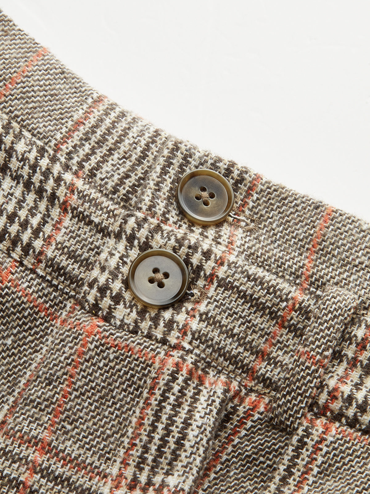 Belted Plaid | Women’s Belted Plaid Wide Leg Pants