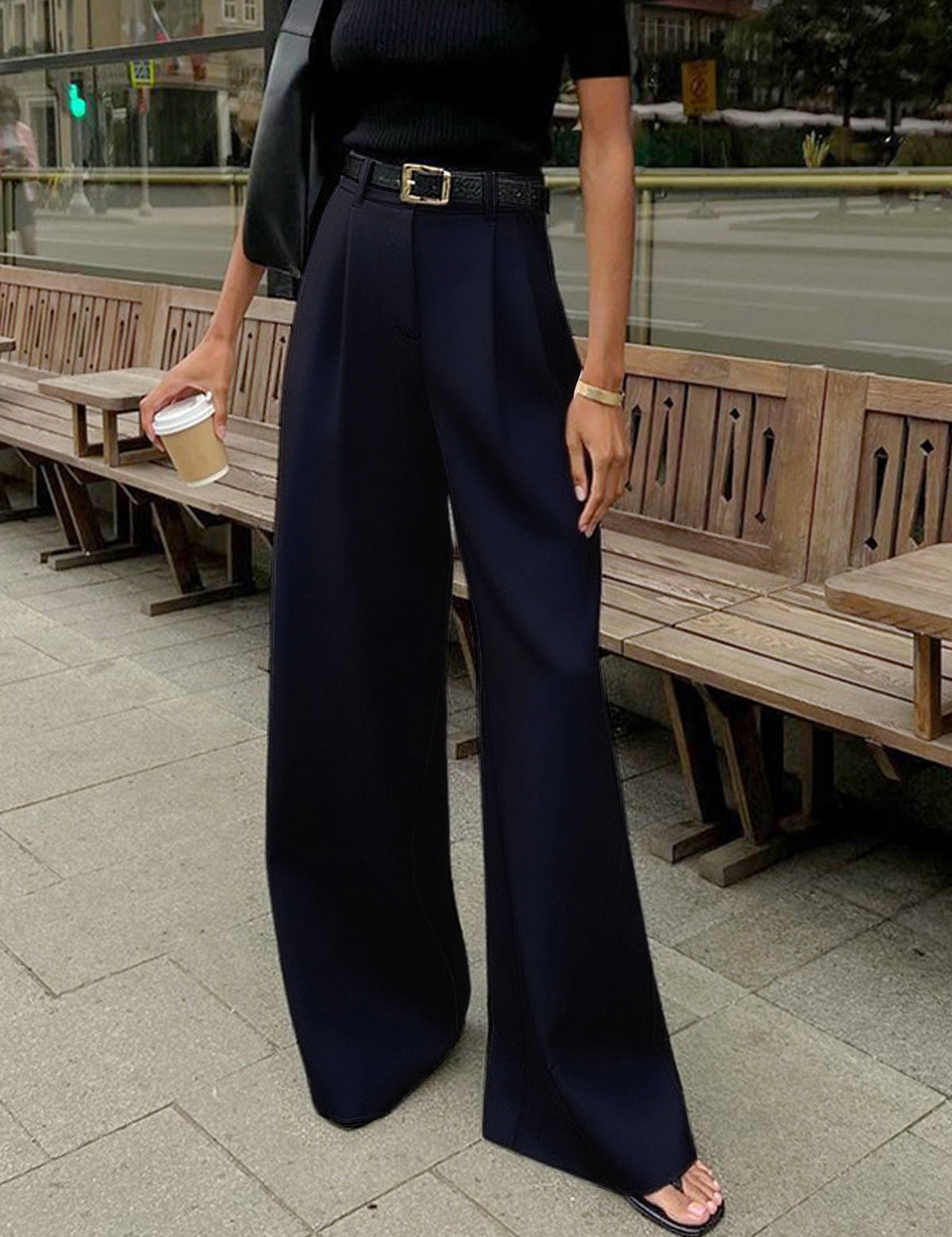Xavira | Women’s High Waist Wide Leg Pants