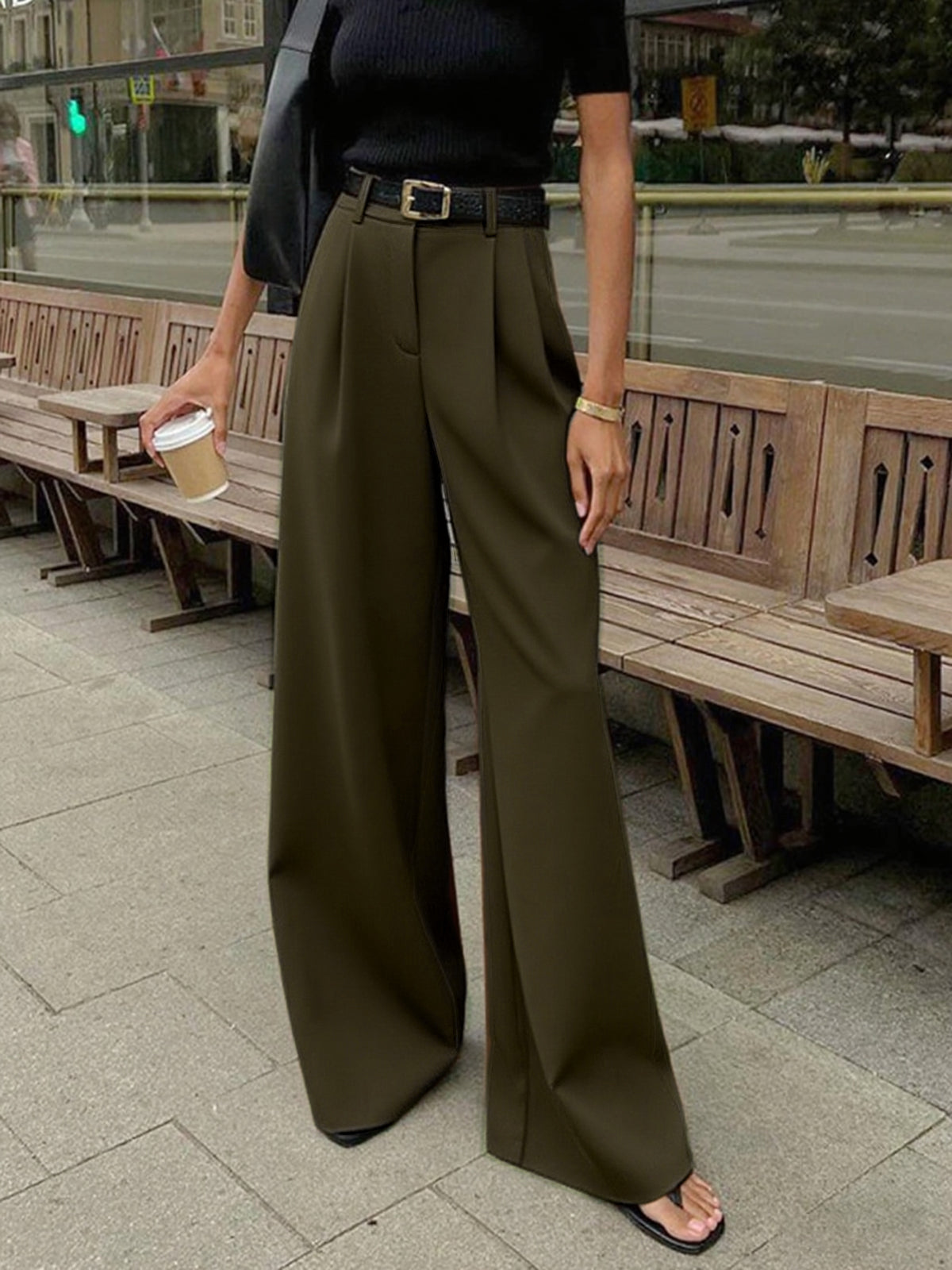 Xavira | Women’s High Waist Wide Leg Pants
