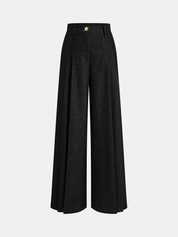 Valeris | Pleated Wide-Leg Trousers