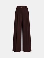 Valeris | Pleated Wide-Leg Trousers