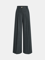 Valeris | Pleated Wide-Leg Trousers