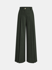 Valeris | Pleated Wide-Leg Trousers