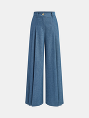 Valeris | Pleated Wide-Leg Trousers
