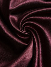 Faux Leather Panel | Women’s Satin Maxi Skirt with Faux Leather Detail