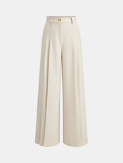 Valeris | Pleated Wide-Leg Trousers