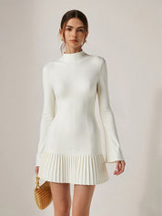 Serenna | Mock Neck Mini Dress