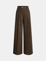 Valeris | Pleated Wide-Leg Trousers