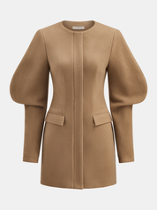 Averelle | Women’s Puff Sleeve Cotton Blend Mini Dress