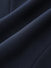 Velora | Women’s Belted Pleated Sleeveless Blazer Dress