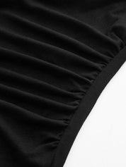 Nyvara | Women’s Ribbed Asymmetrical Long Sleeve top