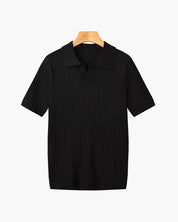 Ravello | Men’s Cotton Blend V-Neck Polo Shirt