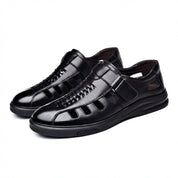 Torvello | Woven Leather Fisherman Sandals