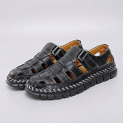Valoria | Woven Leather Fisherman Sandals