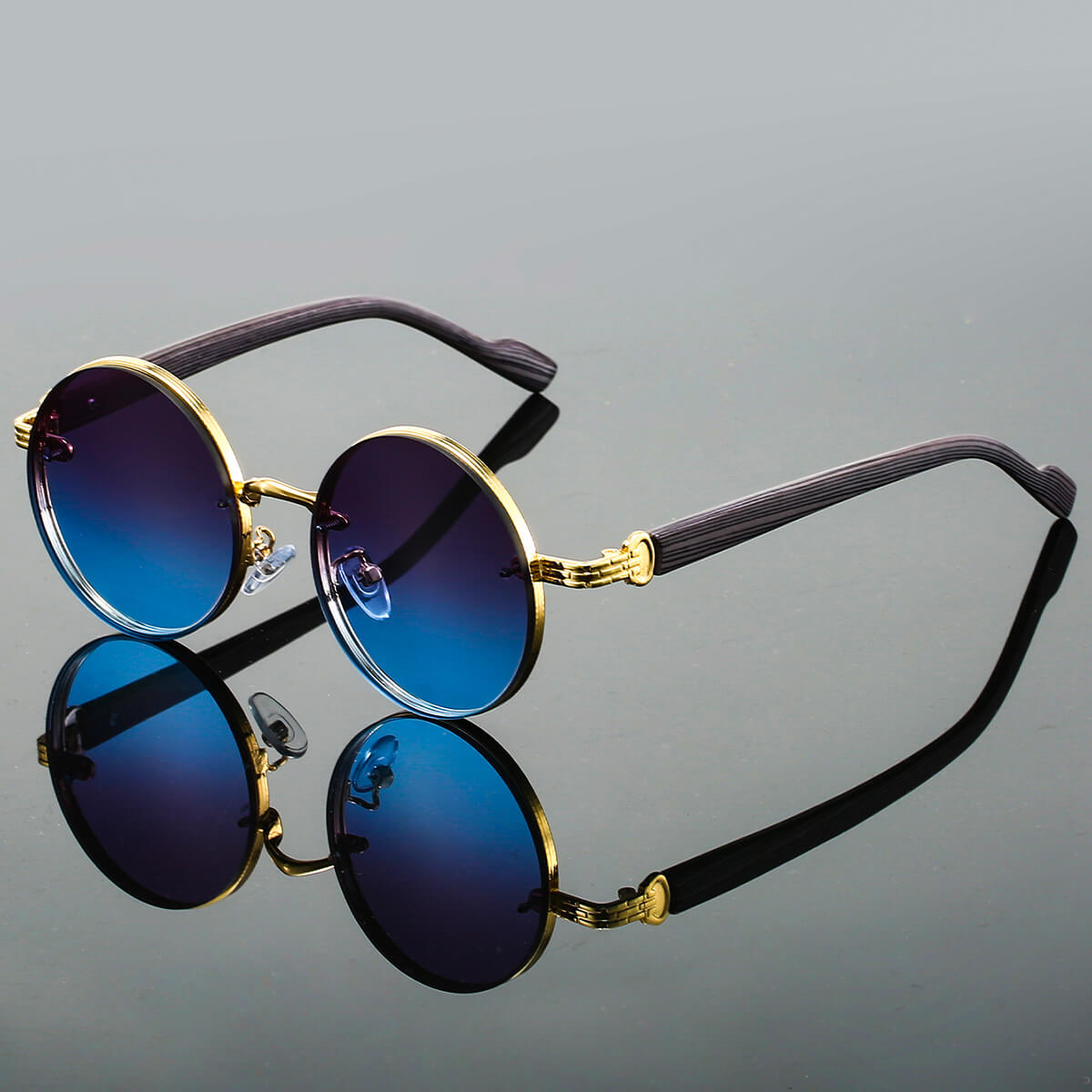 Torvello | Classic Round Metal Sunglasses