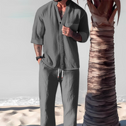 Marina Bellandi | Vintage Linen Tracksuit Set