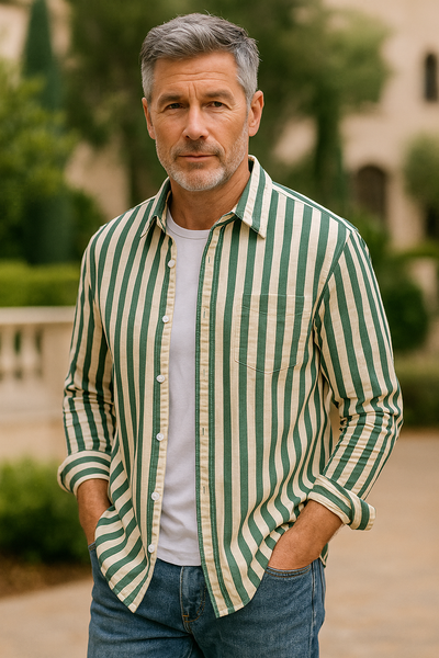 Simon | Elegant Striped Shirt