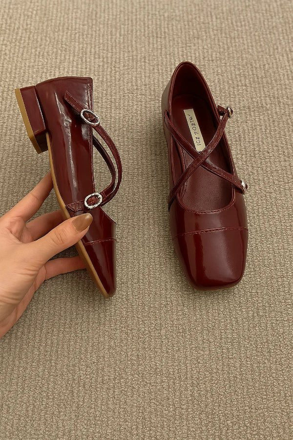 Camille | Classic Vintage-Inspired Flat Shoes