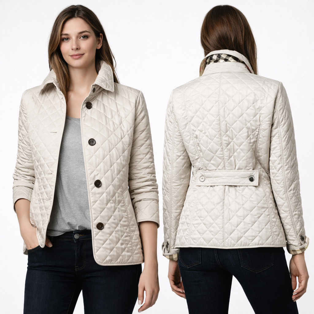 Kira Vanderlyn | Women's Diamond Quilted Casual Jacket