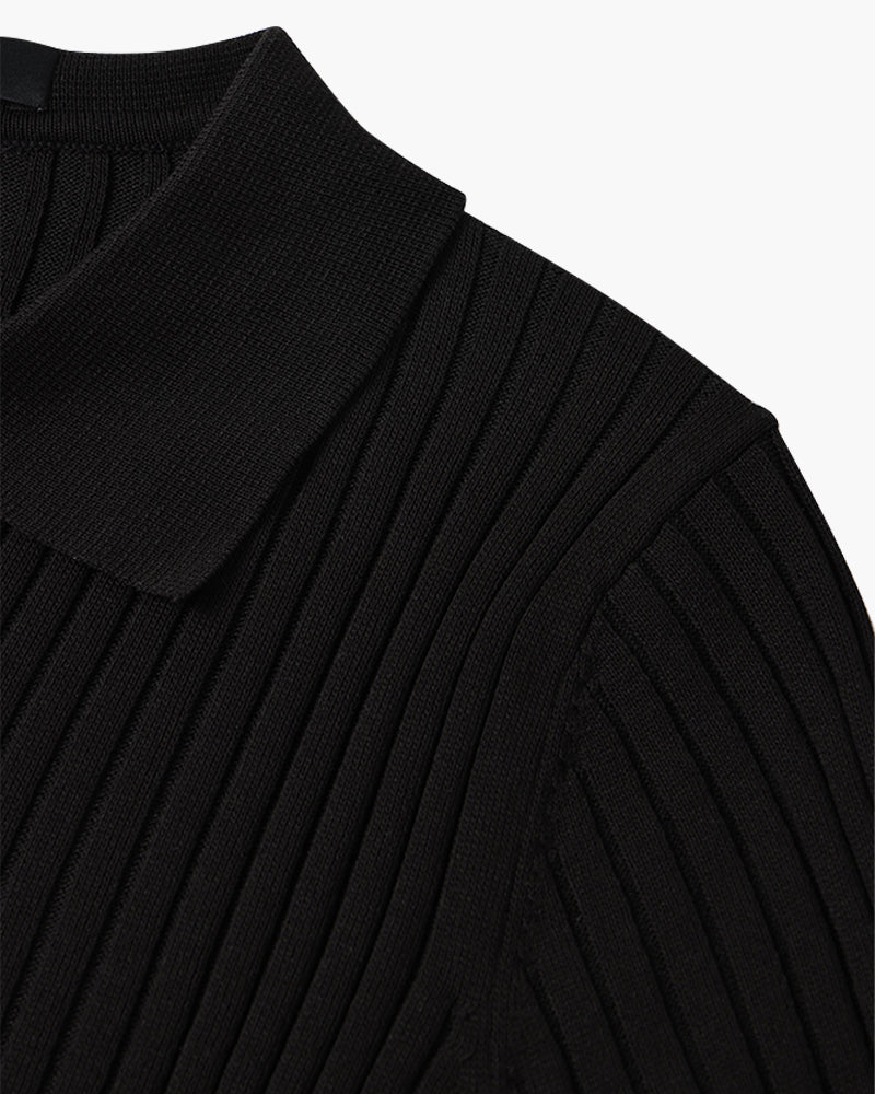 Ravello | Men’s Cotton Blend V-Neck Polo Shirt