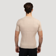 Ravello | Men’s Cotton Blend V-Neck Polo Shirt
