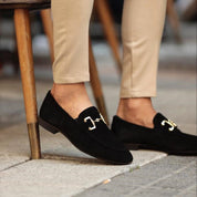 Laurent | Suede Horsebit Loafers for Men