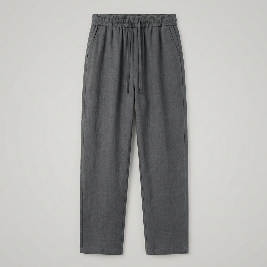 Renji | Men’s Cotton Linen Relaxed Pants
